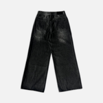 WASHED BLACK - Wide Leg Denim