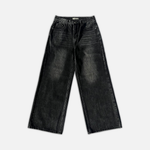 WASHED BLACK - Wide Leg Denim