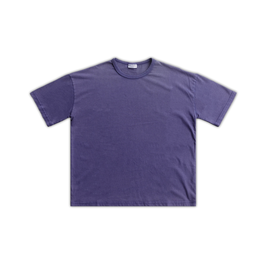 WASHED INDIGO TEE